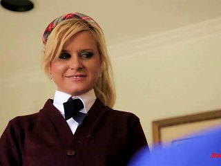 Kelly Surfer Comes To Her Teachers House For A Private Class Teen Video