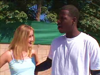 Young Blond On A Black Dick Teen Video