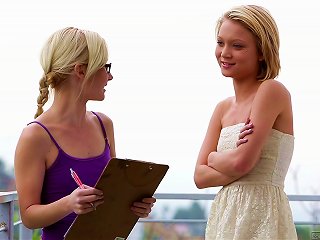 Two Blonde Girlfriends Pleasure Each Others' Cunts Teen Video